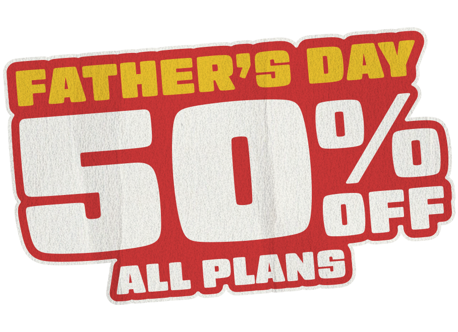 Fathers Day Discount 50%